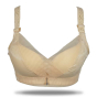iShopping - Purple Bag Lace Net Double Padded Wired Less Bra (OFW0017)