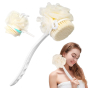 iShopping - Genshirt 2 In 1 Bathing Scrubbing Brush with Long Handle