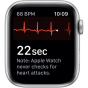 iShopping - Apple Watch Series 5 44mm Silver Aluminum Case with White Sport Band - GPS (MWVD2LL/A)