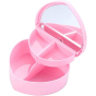 iShopping - Ferozi Traders 2 Layers Multifunctional Jewelry Box Pink