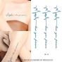 iShopping - G-Mart Electrocardiogram Pattern Temporary Tattoo Pack of 3