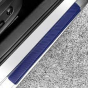 iShopping - M.Mart Carbon Fiber Anti Scratch Car Door Stickers - Blue Pack Of 4