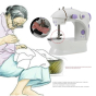 iShopping - The Emart Mini Sewing Machine With Foot Pedal White