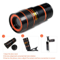 iShopping - The AZY 8x Zoom Mobile Camera Lens With Clip Holder