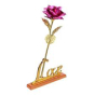 iShopping - Kharedloustad 24K Gold Foil Plated Rose with Love Stand