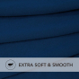 iShopping - Rainbow Linen Jersey Sofa Cover 3 Seater Navy Blue