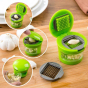 iShopping - Ferozi Traders Mini Garlic Chopper & Slicer - Green