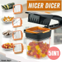 iShopping - Ferozi Traders Nicer Dicer 5 in 1 Fruit & Vegetable Cutter