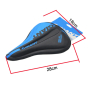 iShopping - Ferozi Traders Giant Bicycle Seat Gel Cushion Cover- Blue
