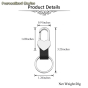 iShopping - G-Mart Heart Snap Lock Metal Key Chain