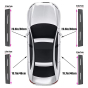 iShopping - G-Mart BMW Car Door Anti Stepping Protection Stickers Pack Of 4