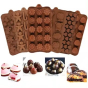 iShopping - Promax Chocolate Candy Silicone Mold 15 Cavity - Random Design