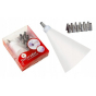 iShopping - RT Traders Cake Decorating Steel Nozzle Cone 14Pcs