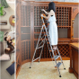iShopping - Promax Aluminium Folding Ladder Stool - 6 Step