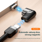 iShopping - KUULAA 120W Magnetic Elbow USB Type C Connector Black