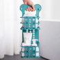 iShopping - Ferozi Traders Wall Mounted Folding Storage Basket Multi