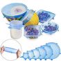 iShopping - Ferozi Traders Silicone Food Storage Bowl Cover Pack Of 6
