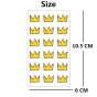 iShopping - Ferozi Traders 3D Crown Cartoon Temporary Tattoo