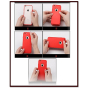 iShopping - MISC Soft 360 Degree Full Protection Case For Oppo A83 Black