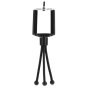 iShopping - Ferozi Traders Flexible Mini Tripod Stand with Clip Black