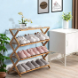iShopping - Q-H Mart 4 Tier Folding Flower Pots Rack
