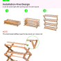 iShopping - Q-H Mart 4 Tier Folding Flower Pots Rack