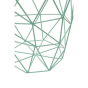 iShopping - Premier Home Finish Storage Basket Vertex Green (507342)