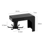 iShopping - G-Mart Wall Mounted 360 Rotating Utensils Organizer Black