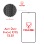 iShopping - Youksh Anti Dust Black Glass Screen Protector For iPhone X/XS
