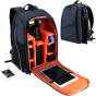 iShopping - PULUZ Outdoor Portable Waterproof Scratch-Proof Dual Shoulders Camera Backpack Grey
