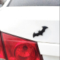 iShopping - M-Mart Bat Man Metal Logo 3D Car Sticker - Black