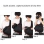 iShopping - PULUZ Triangle Style SLR Camera Bag Sling Waterproof Backpack Black