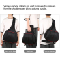 iShopping - PULUZ Triangle Style SLR Camera Bag Sling Waterproof Backpack Black