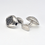 iShopping - Leena Impex Men's Cufflink Silver (0069)