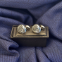 iShopping - Leena Impex Men's Cufflink Silver (0069)