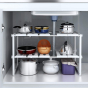 iShopping - Muzamil Store Under Sink Cabinet Storage Shelf Organizer