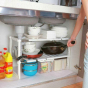 iShopping - Muzamil Store Under Sink Cabinet Storage Shelf Organizer