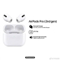 iShopping - Marwa Collection Airpods Pro 2 Wireless White with free silicon case