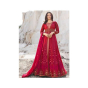iShopping - Aj Dukan Embroidered Silk Maxi Dress For Women (0209)