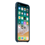 iShopping - Apple Leather Case For iPhone X/XS - Cosmos Blue
