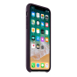 iShopping - Apple Leather Case For iPhone X/XS - Dark Aubergine