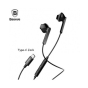 iShopping - Baseus Encok Wired Earphones Black (NGC16-01)