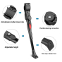 iShopping - Muzamil Store MTB Adjustable Aluminum Bike Stand Black
