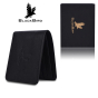 iShopping - Blackbird Leathers Handmade Bifold Leather Wallet For Men Black