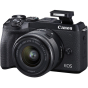 iShopping - Canon EOS M6 Mark II Mirrorless Digital Camera with 15-45mm Lens