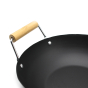 iShopping - Chef Cookware Non Stick Wok (Karahi) Carbon Steel 30cm