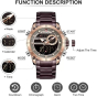 iShopping - NaviForce Dual Time Edition Men’s Watch (NF-9163-1)