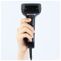 iShopping - Deli Handheld Wired Barcode Scanner Black (E14953)