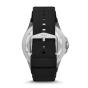 iShopping - Fossil Three-Hand Date Men’s Watch Black Silicone (FS5689P)