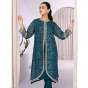 iShopping - Azure Glowing Fern Organza Festive Unstitched 2 Piece Suit Green (GFAZK173)